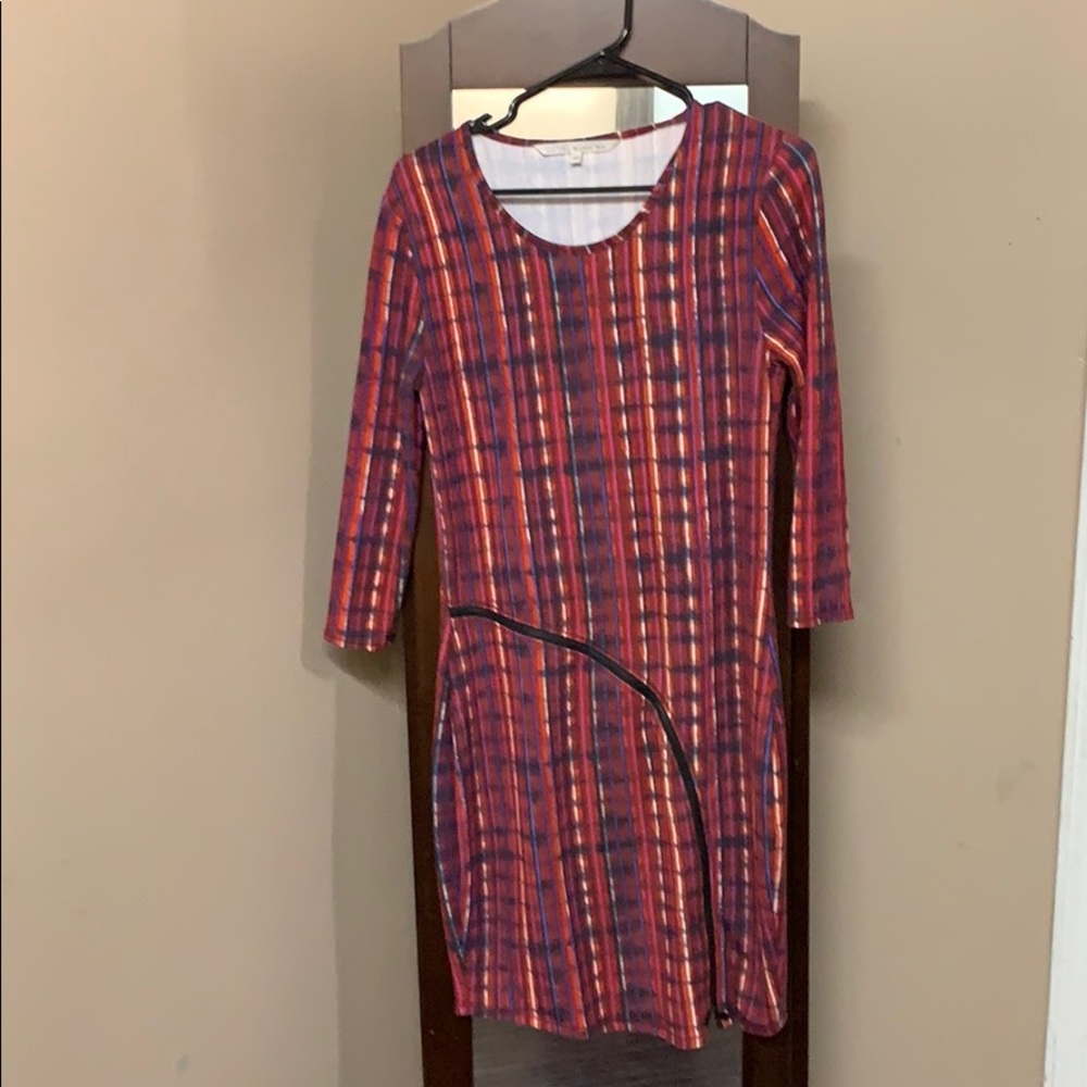 Rachel Roy Multicolored zip dress